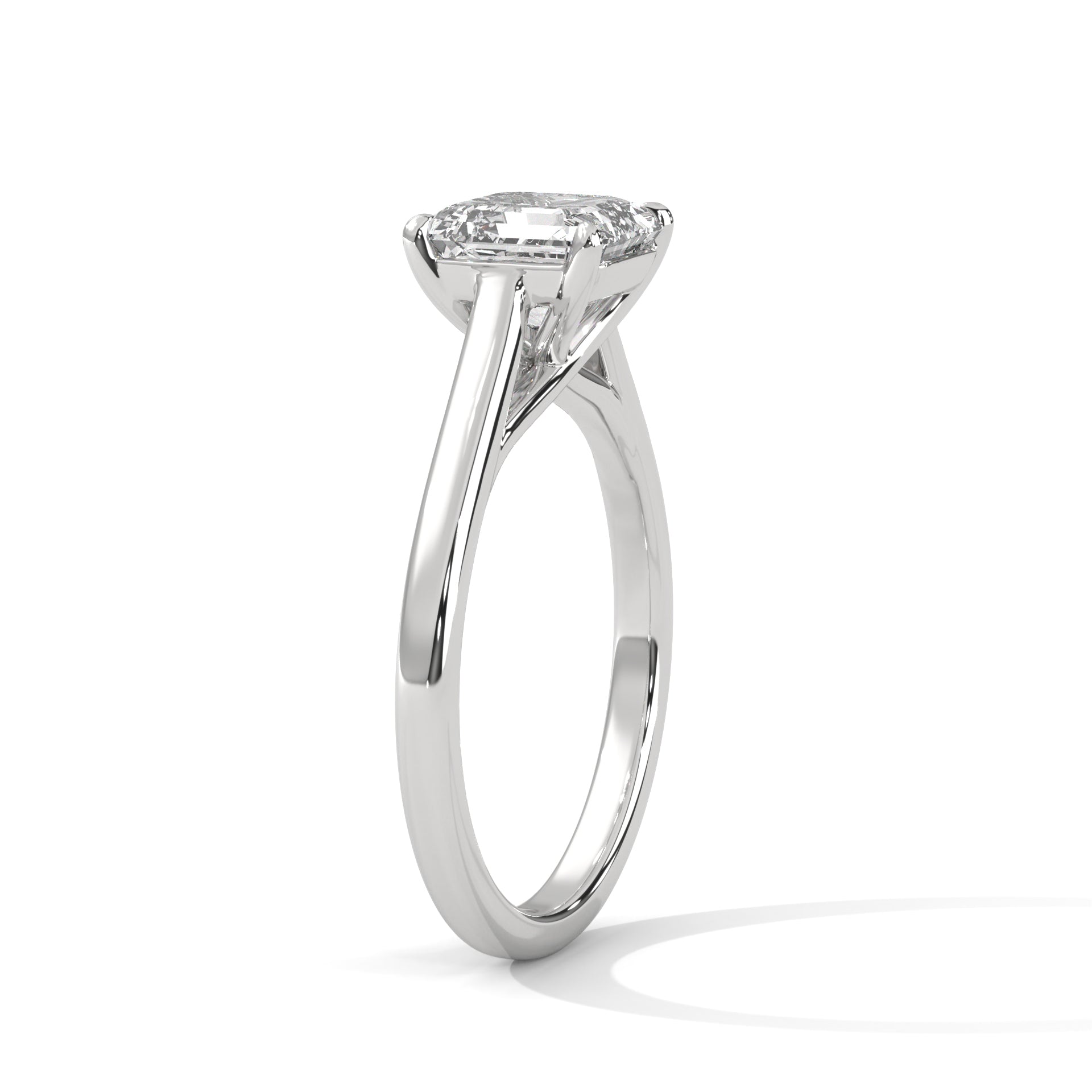 14K Gold Solitaire 2.00+ carats Lab Grown Diamond Ring