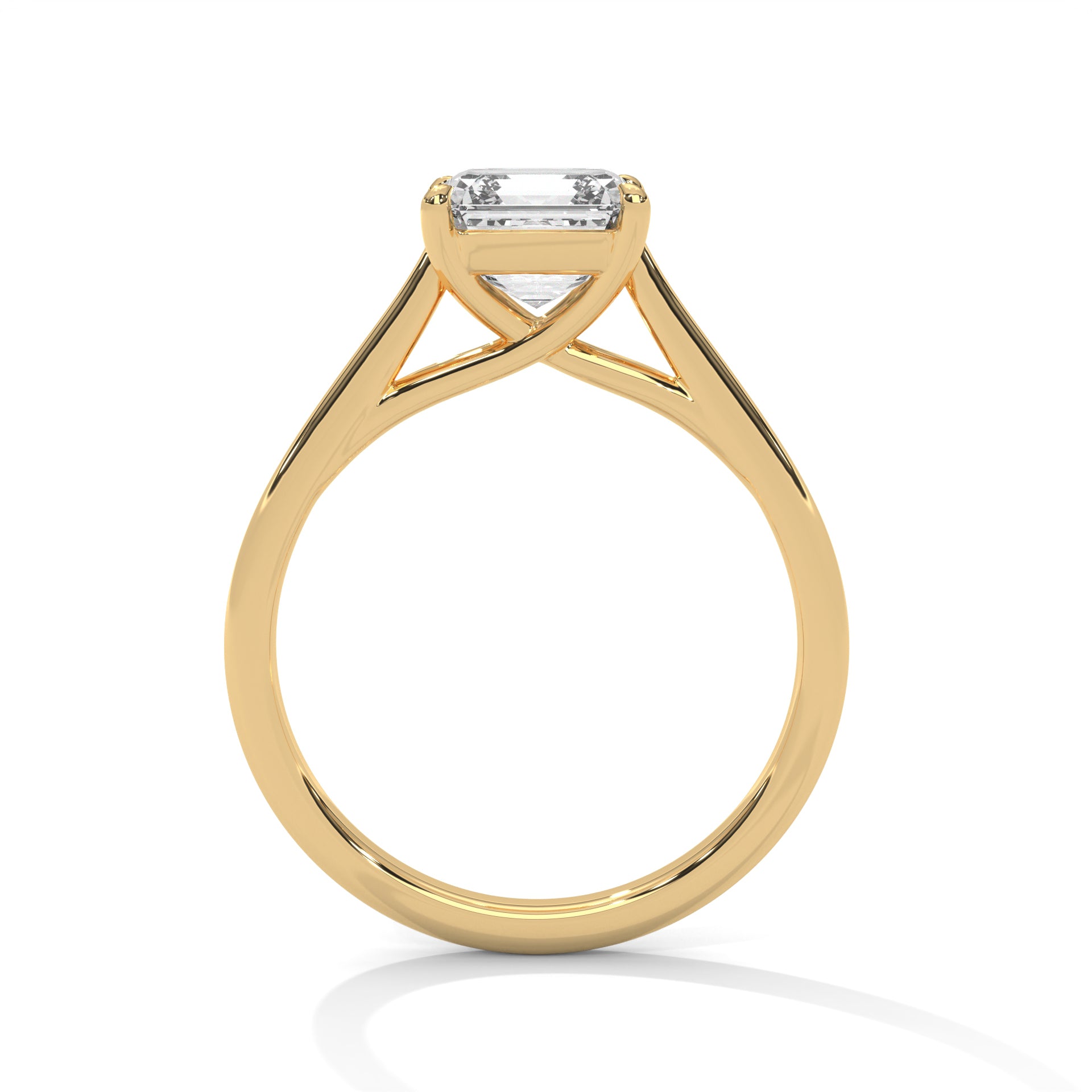 14K Gold Solitaire 2.00+ carats Lab Grown Diamond Ring
