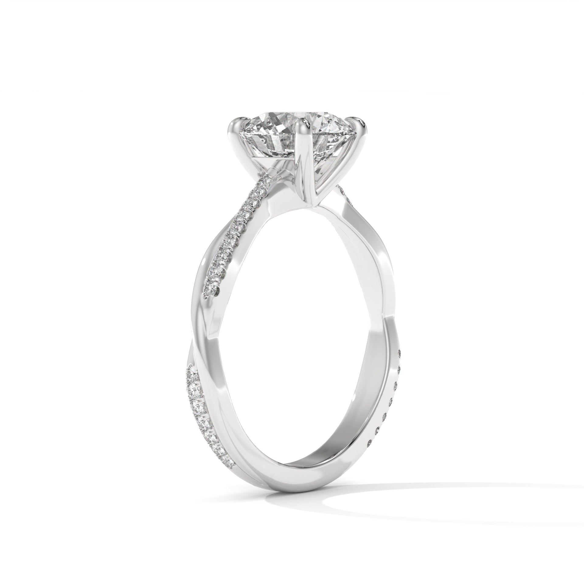 14K Gold Solitaire 1.00+ carats Lab Grown Diamond Ring