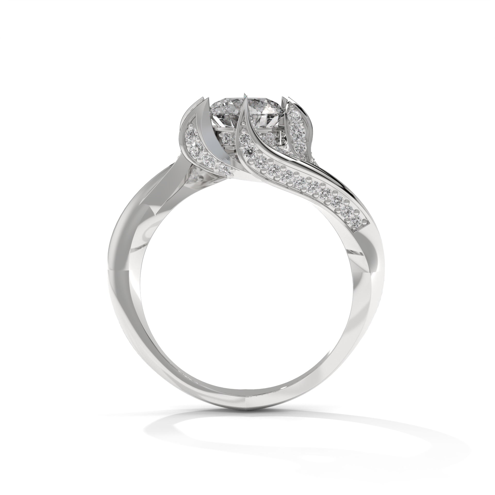 14K Gold Solitaire 1.00+ carats Lab Grown Diamond Ring