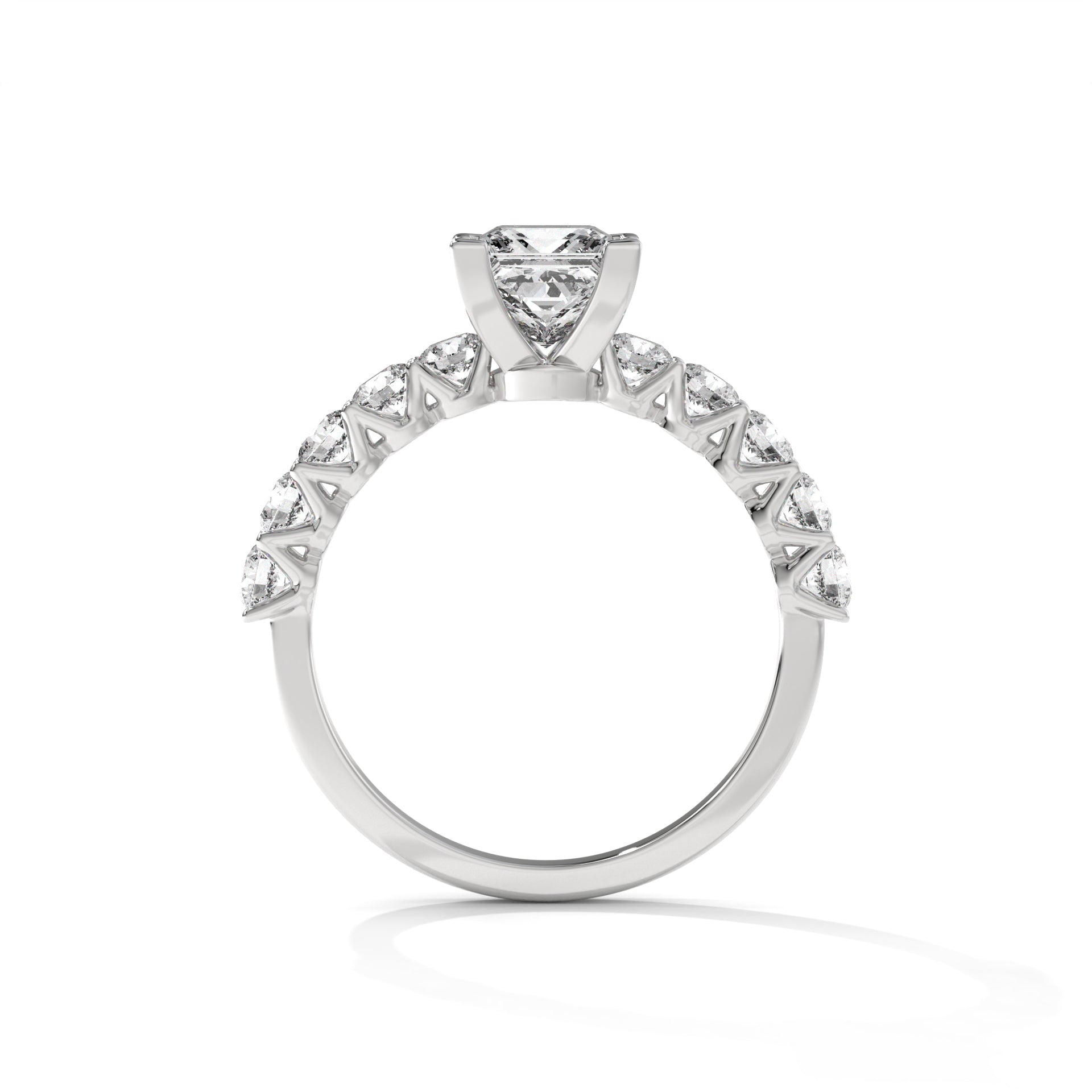 14K Gold Solitaire 1.00+ carats Lab Grown Diamond Ring