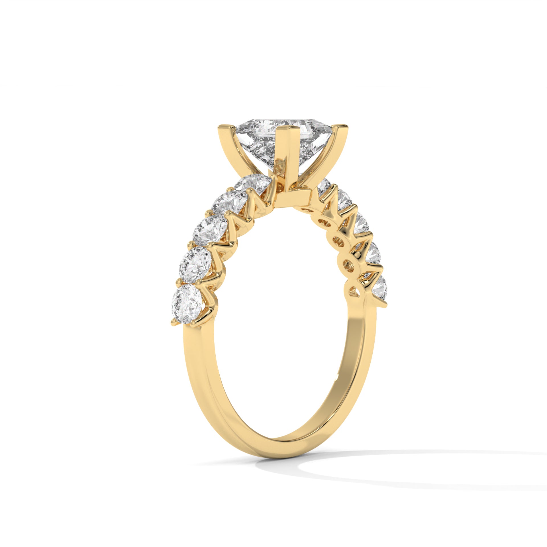 14K Gold Solitaire 1.00+ carats Lab Grown Diamond Ring