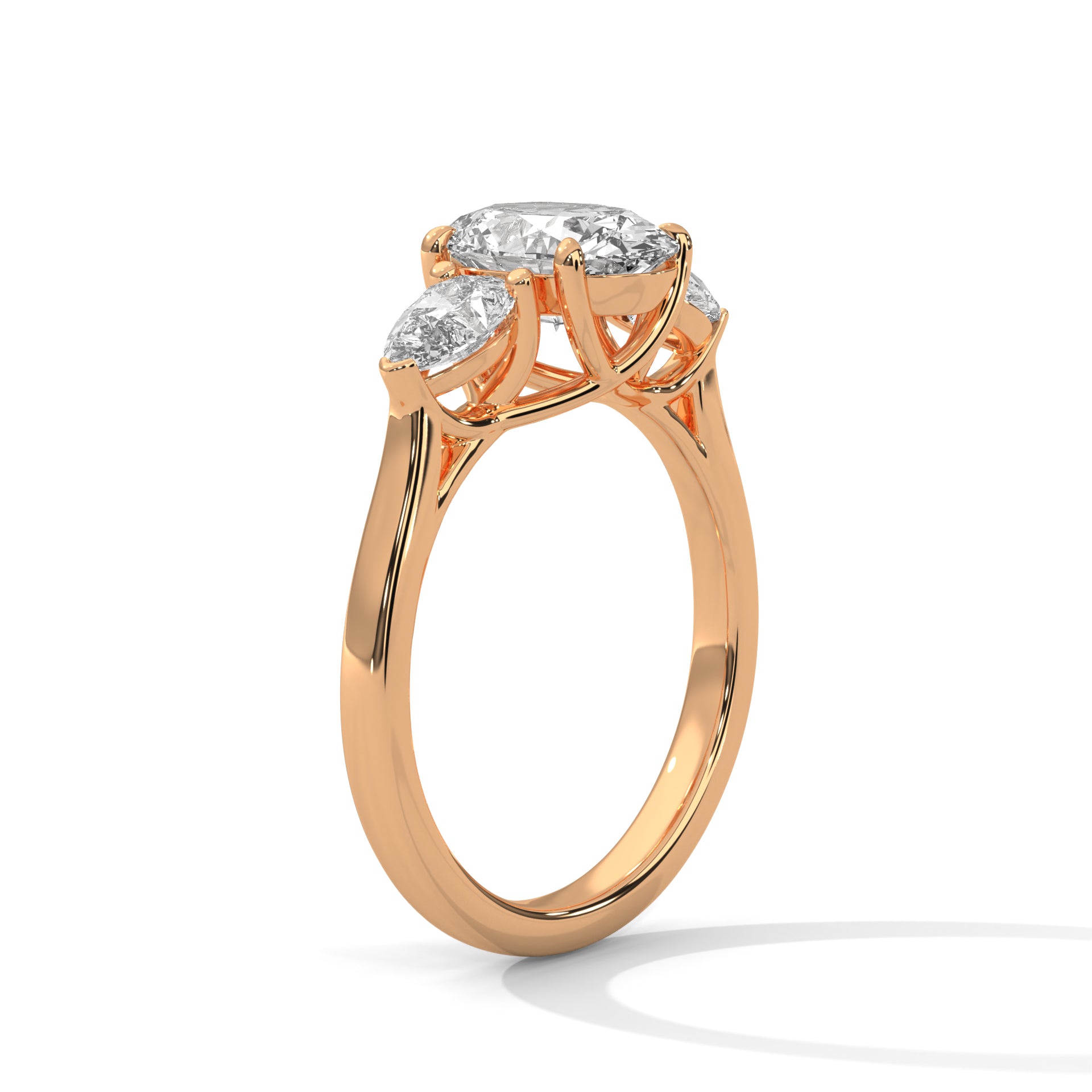 14K Gold Solitaire 2.00+ carats Lab Grown Diamond Ring