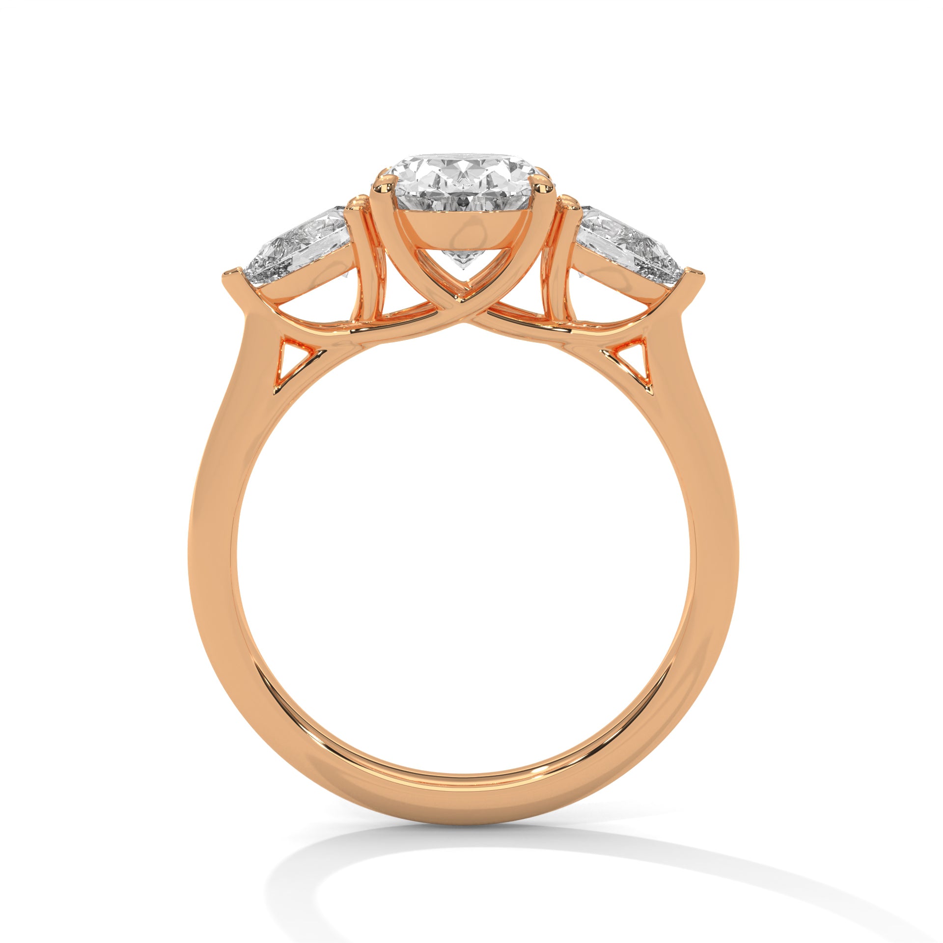 14K Gold Solitaire 2.00+ carats Lab Grown Diamond Ring
