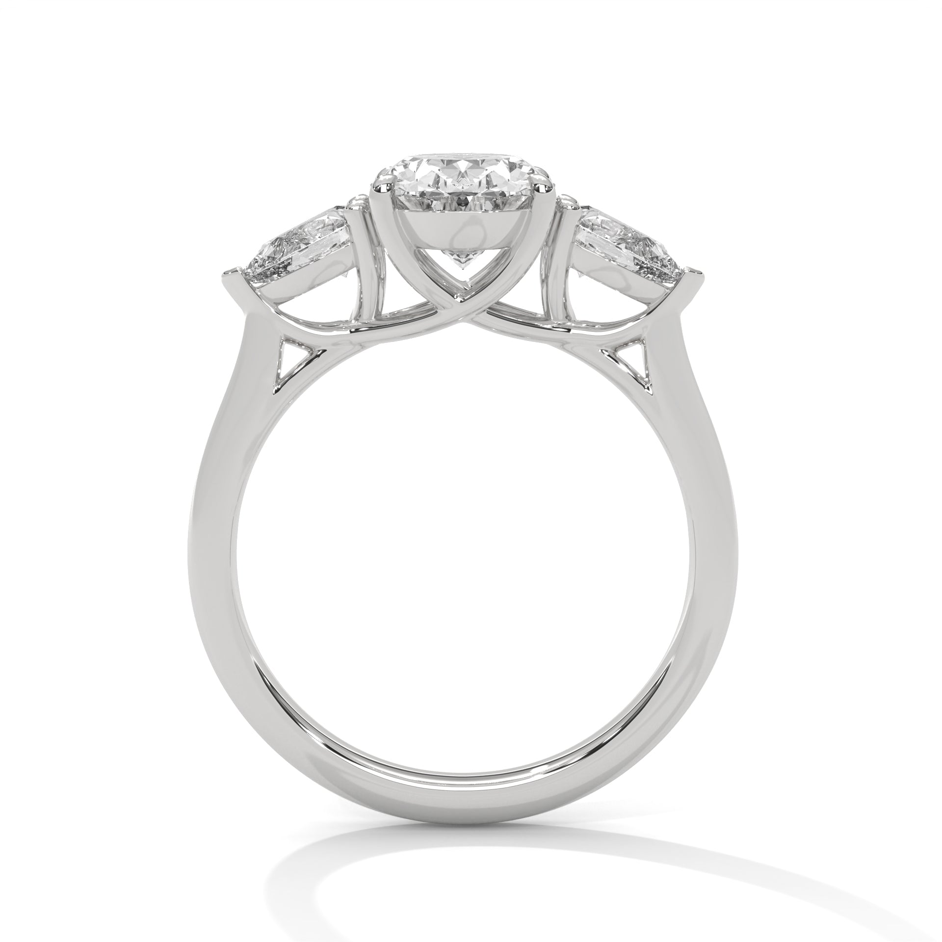 14K Gold Solitaire 2.00+ carats Lab Grown Diamond Ring