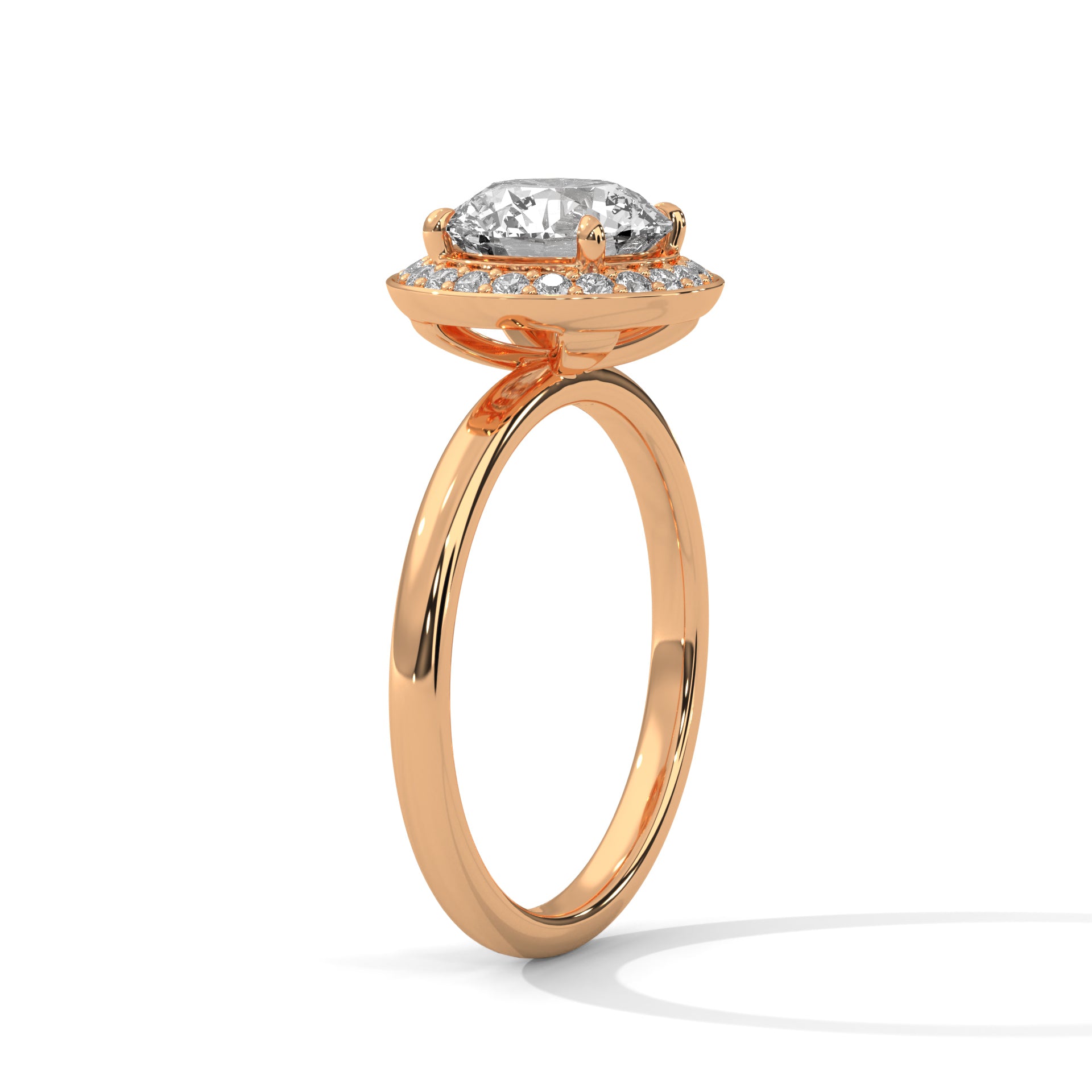 14K Gold Solitaire 2.00+ carats Lab Grown Diamond Ring