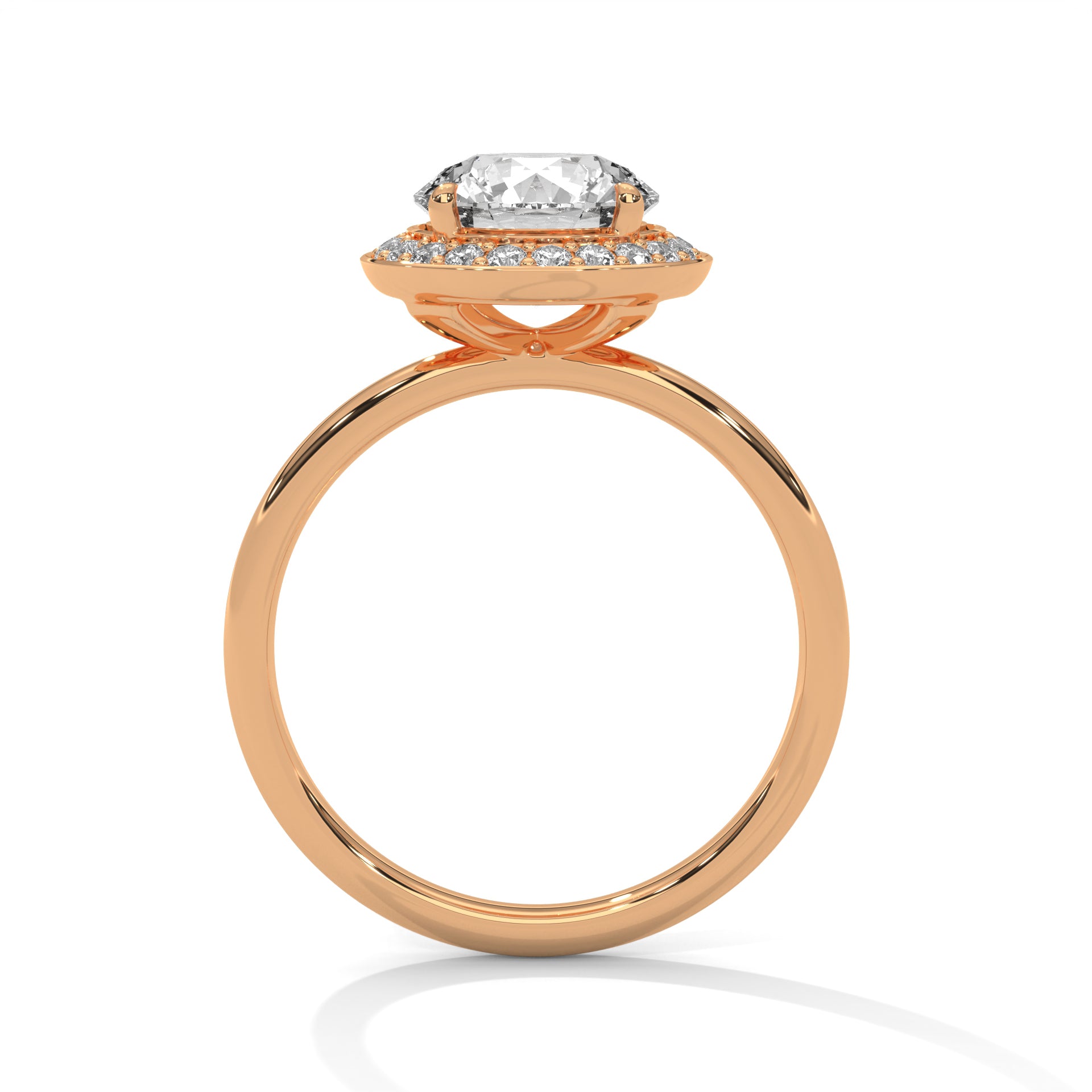 14K Gold Solitaire 2.00+ carats Lab Grown Diamond Ring