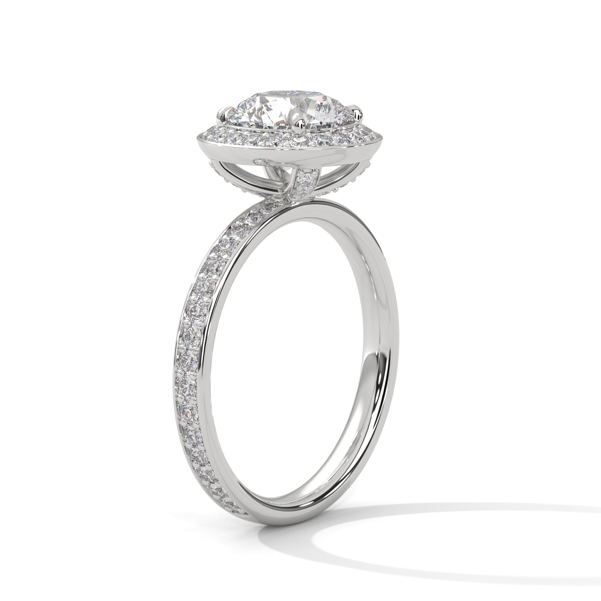 14K Gold Solitaire 2.00+ carats Lab Grown Diamond Ring