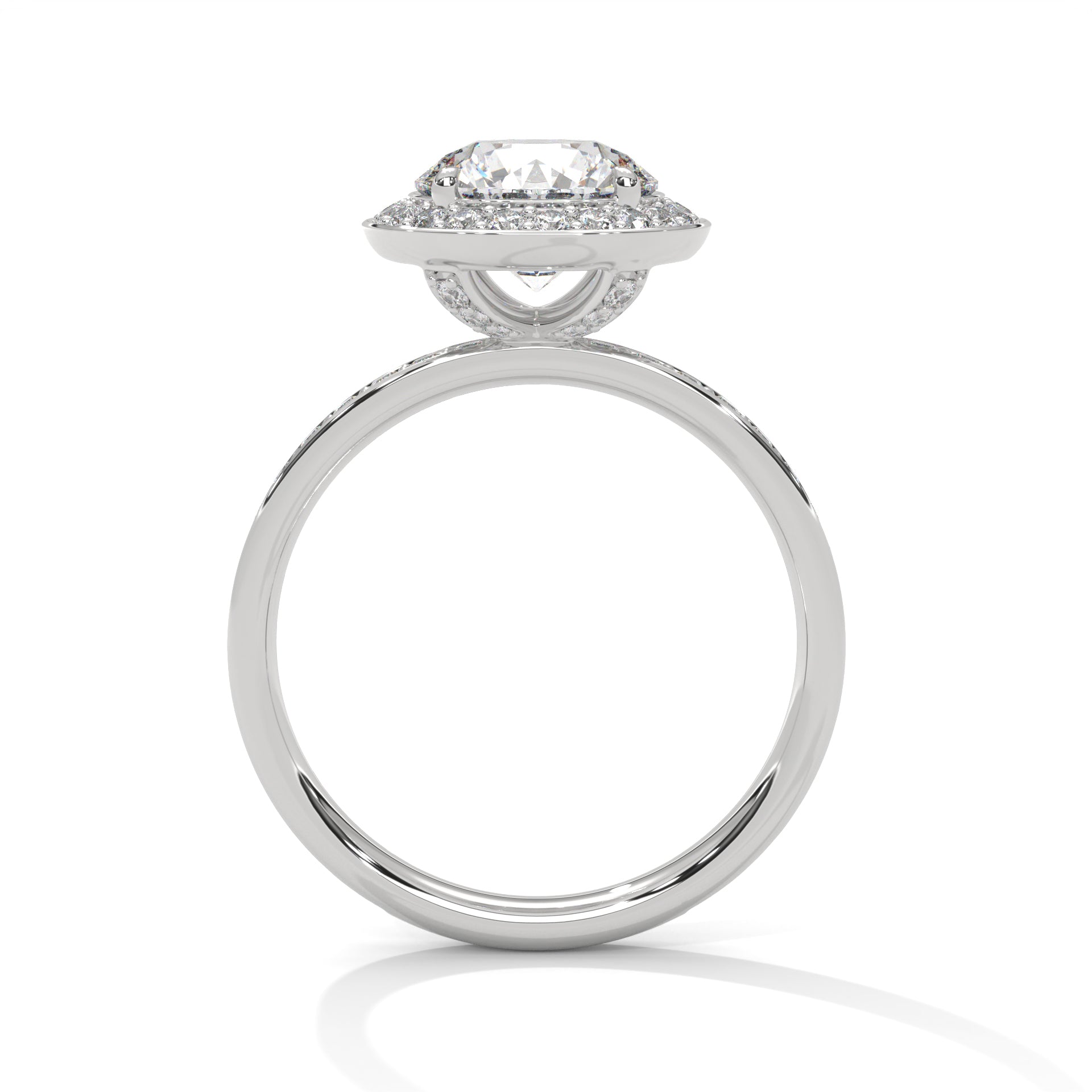 14K Gold Solitaire 2.00+ carats Lab Grown Diamond Ring
