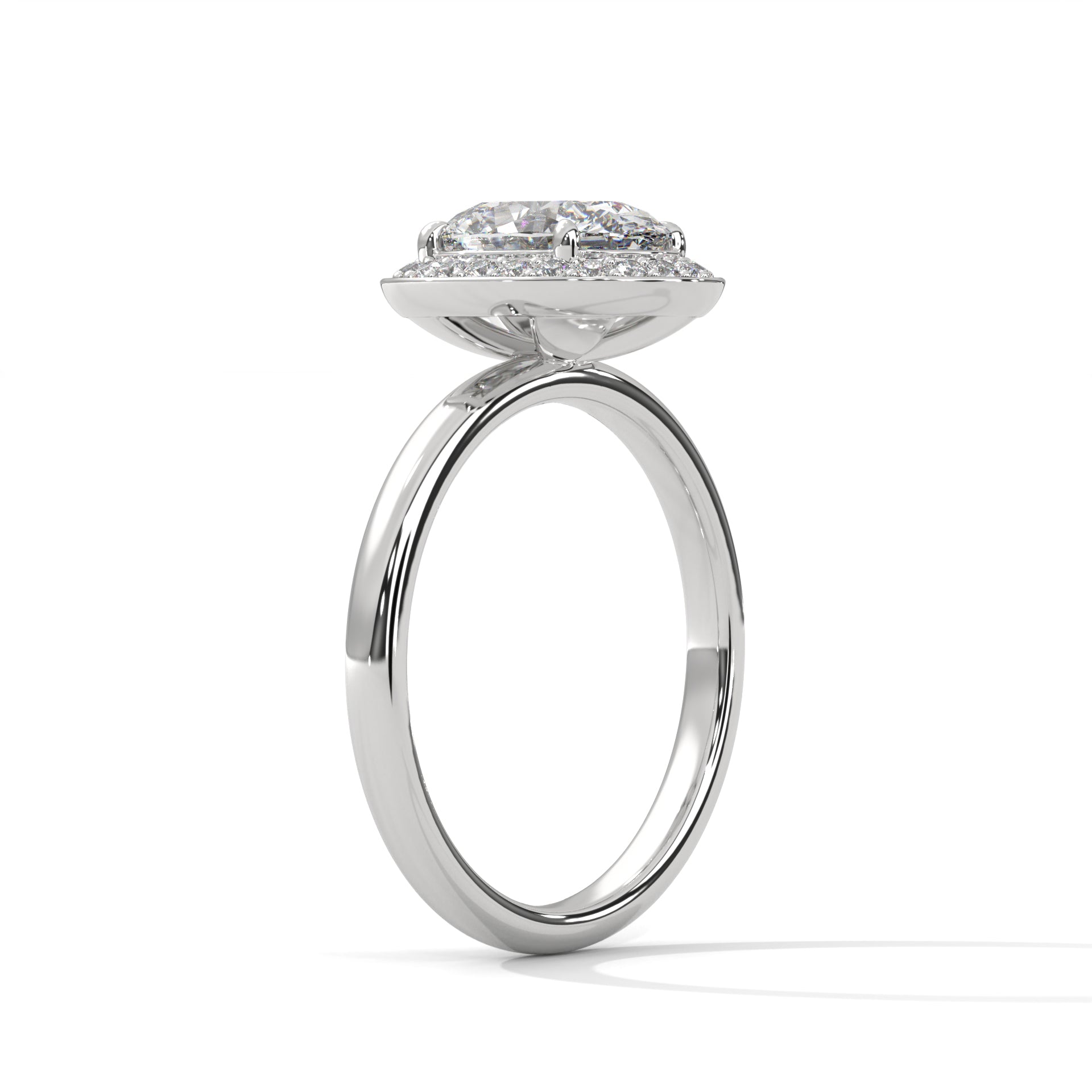14K Gold Solitaire 2.00+ carats Lab Grown Diamond Ring