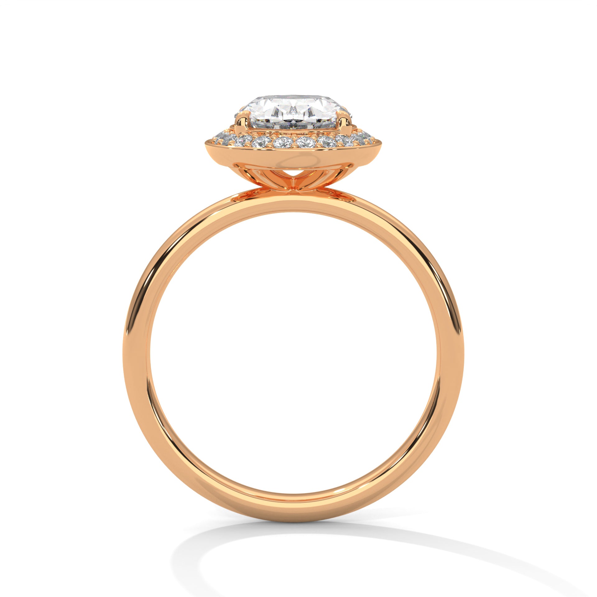 14K Gold Solitaire 2.00+ carats Lab Grown Diamond Ring