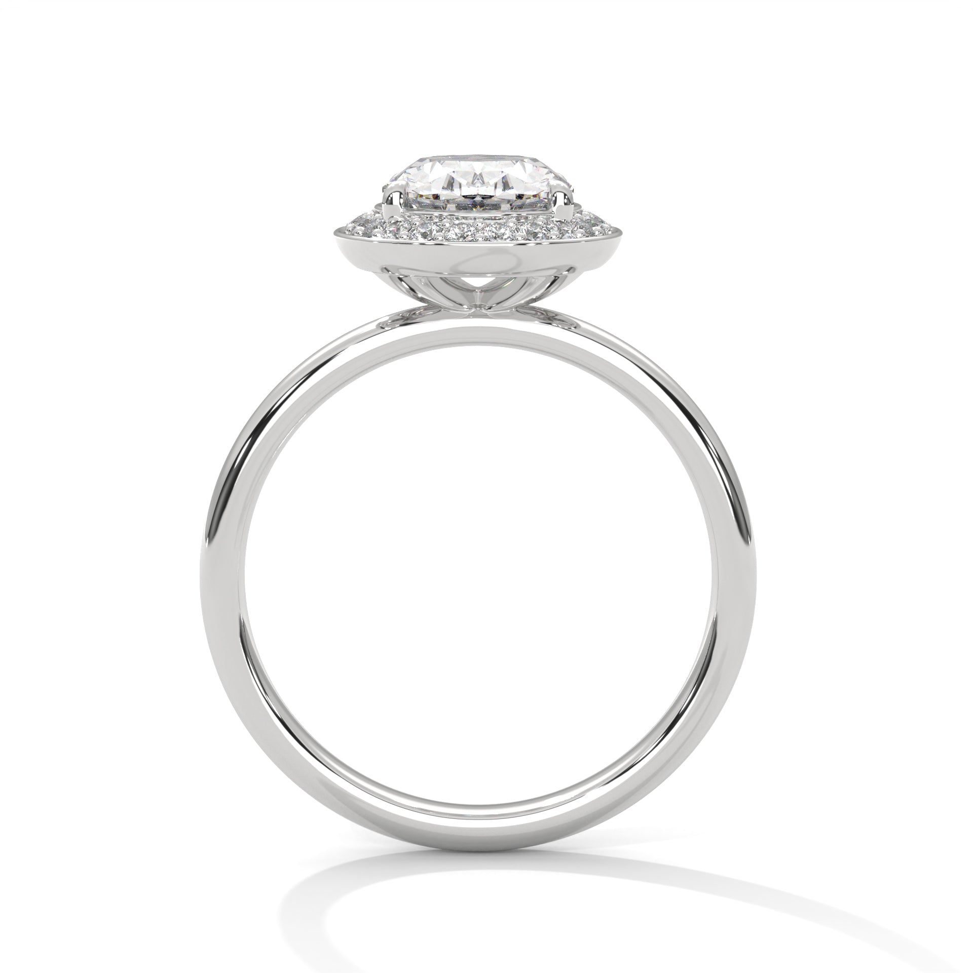 14K Gold Solitaire 2.00+ carats Lab Grown Diamond Ring
