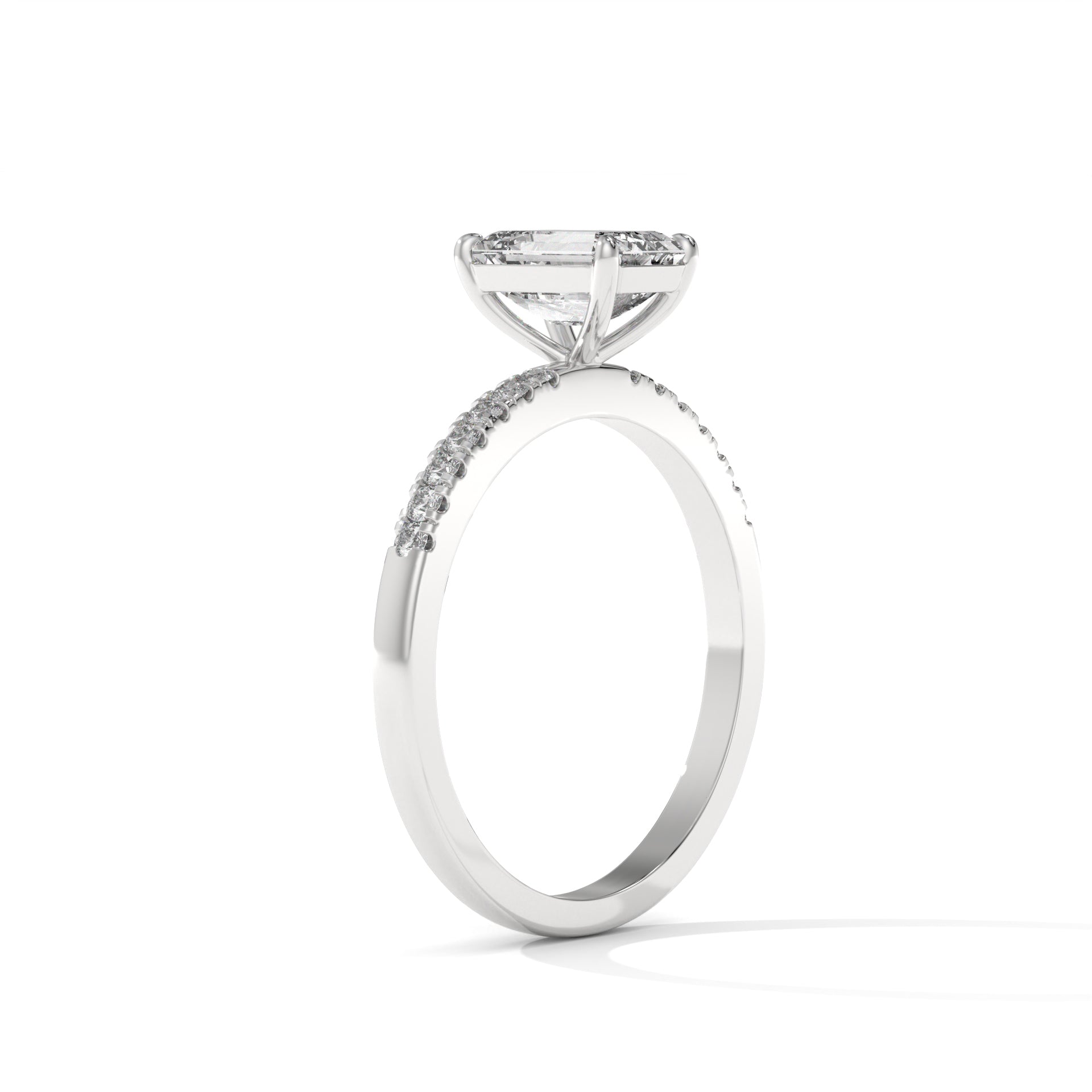 14K Gold Solitaire 1.00+ carats Lab Grown Diamond Ring