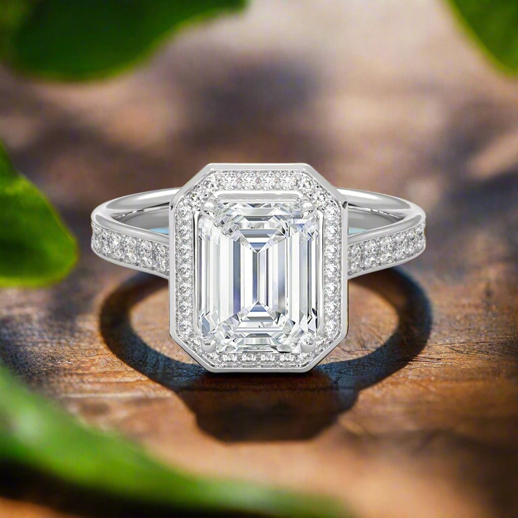 14K Gold Solitaire 2.00+ carats Lab Grown Diamond Ring