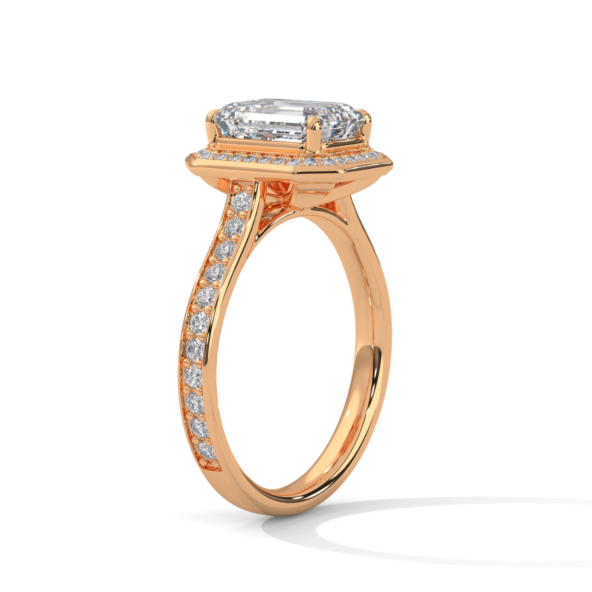14K Gold Solitaire 2.00+ carats Lab Grown Diamond Ring