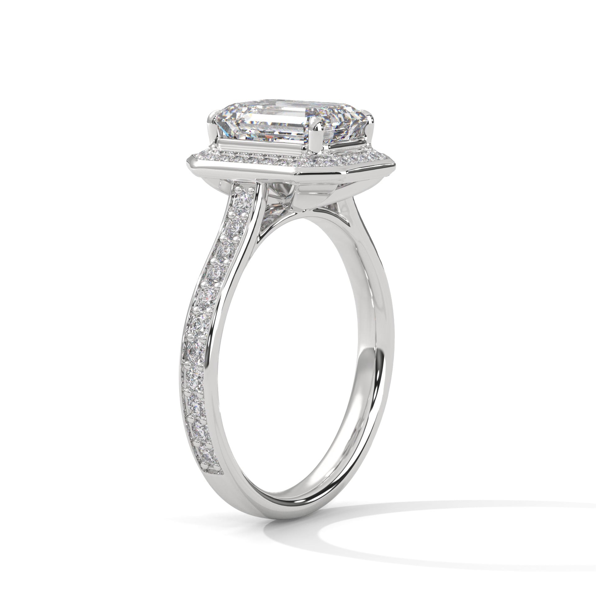 14K Gold Solitaire 2.00+ carats Lab Grown Diamond Ring