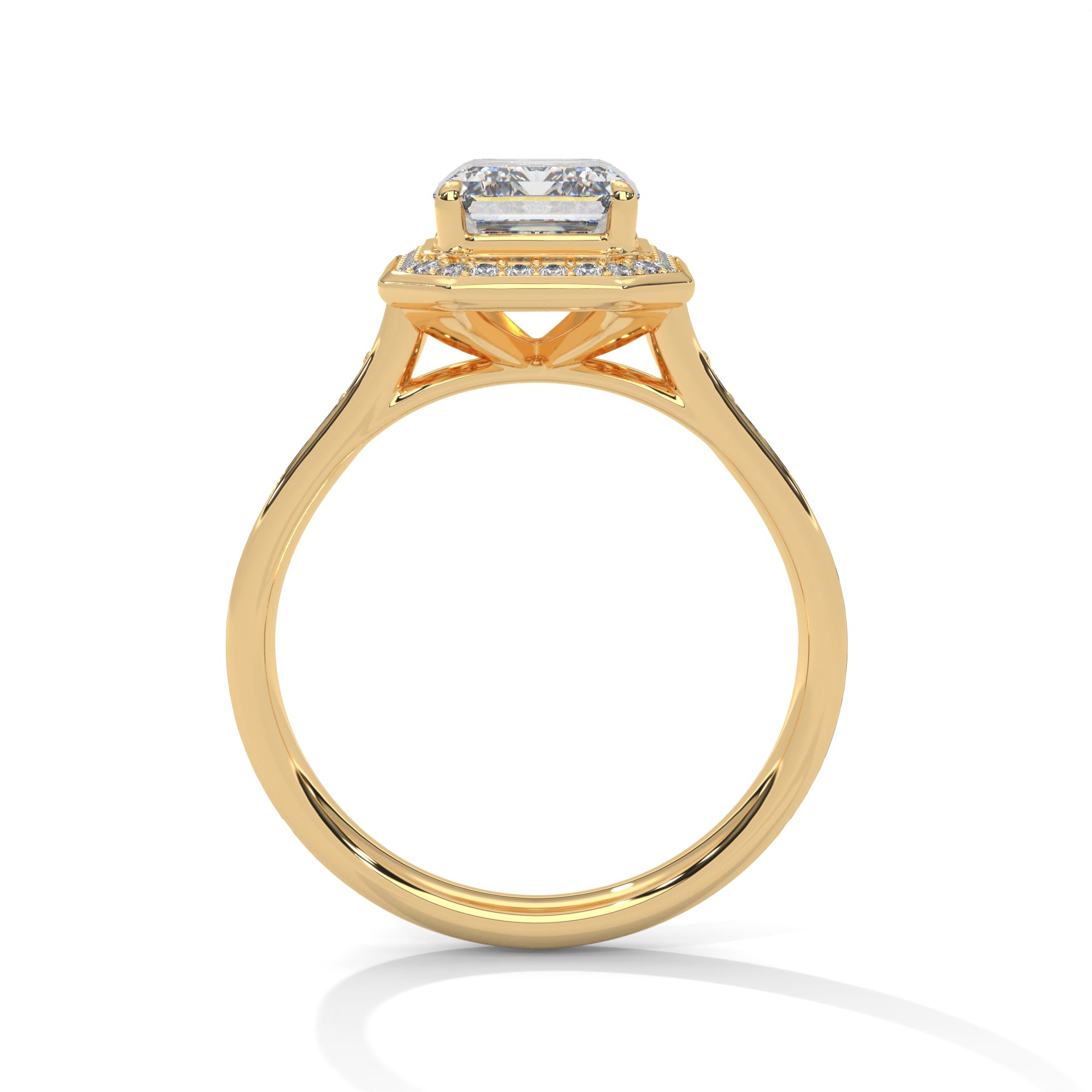 14K Gold Solitaire 2.00+ carats Lab Grown Diamond Ring