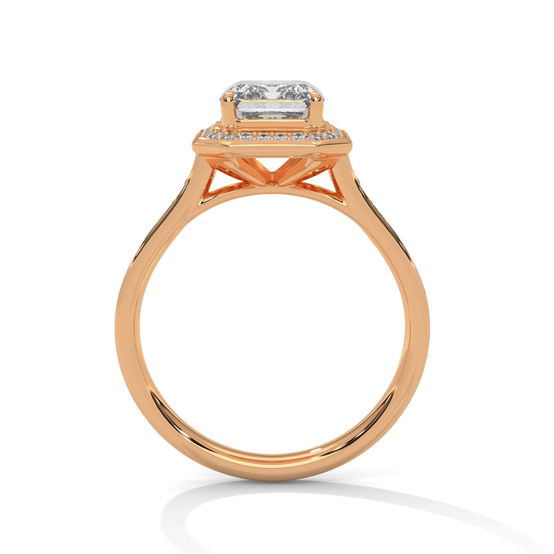 14K Gold Solitaire 2.00+ carats Lab Grown Diamond Ring