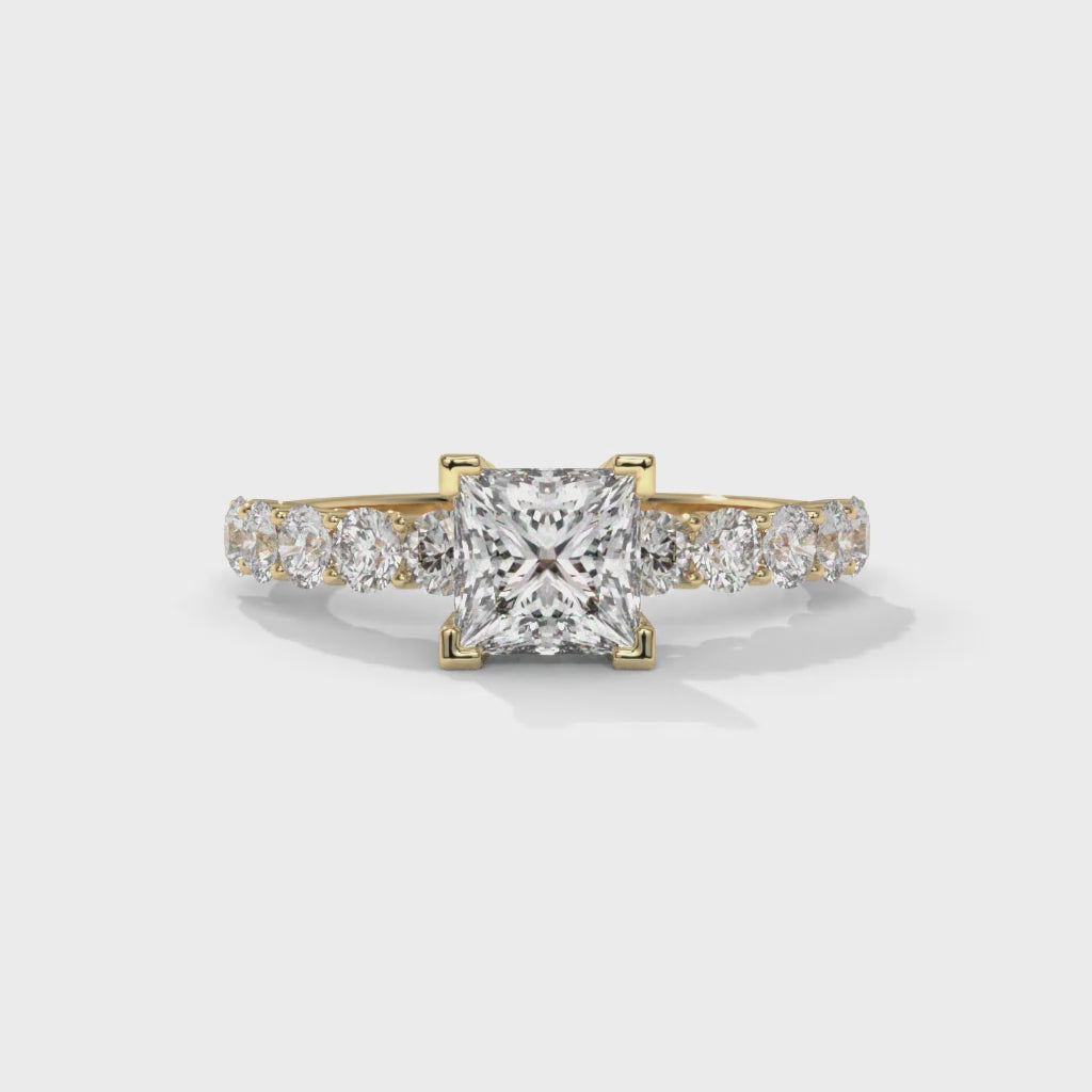 14K Gold Solitaire 1.00+ carats Lab Grown Diamond Ring