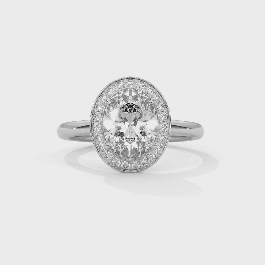 14K Gold Solitaire 2.00+ carats Lab Grown Diamond Ring