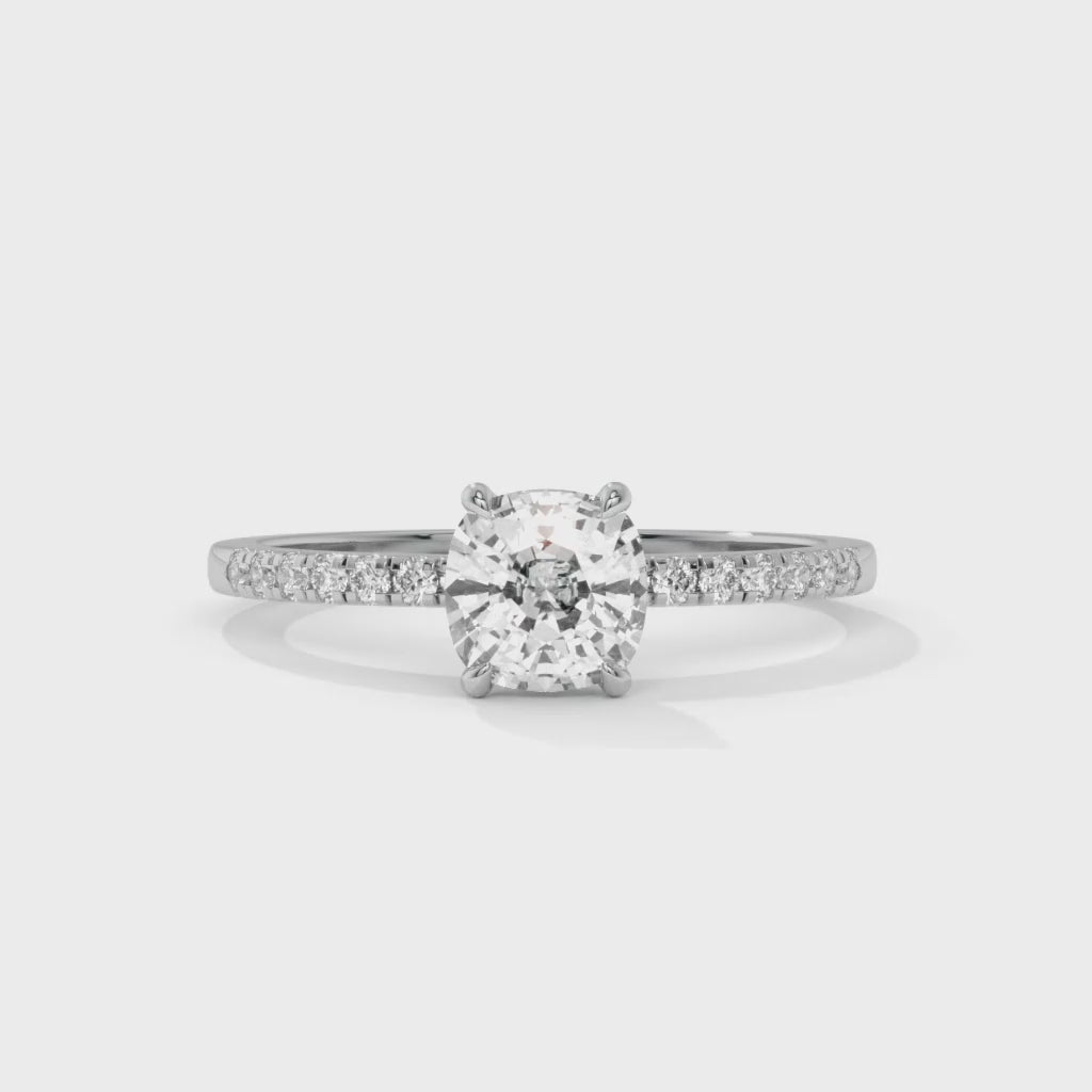 14K Gold Solitaire 1.00+ carats Lab Grown Diamond Ring