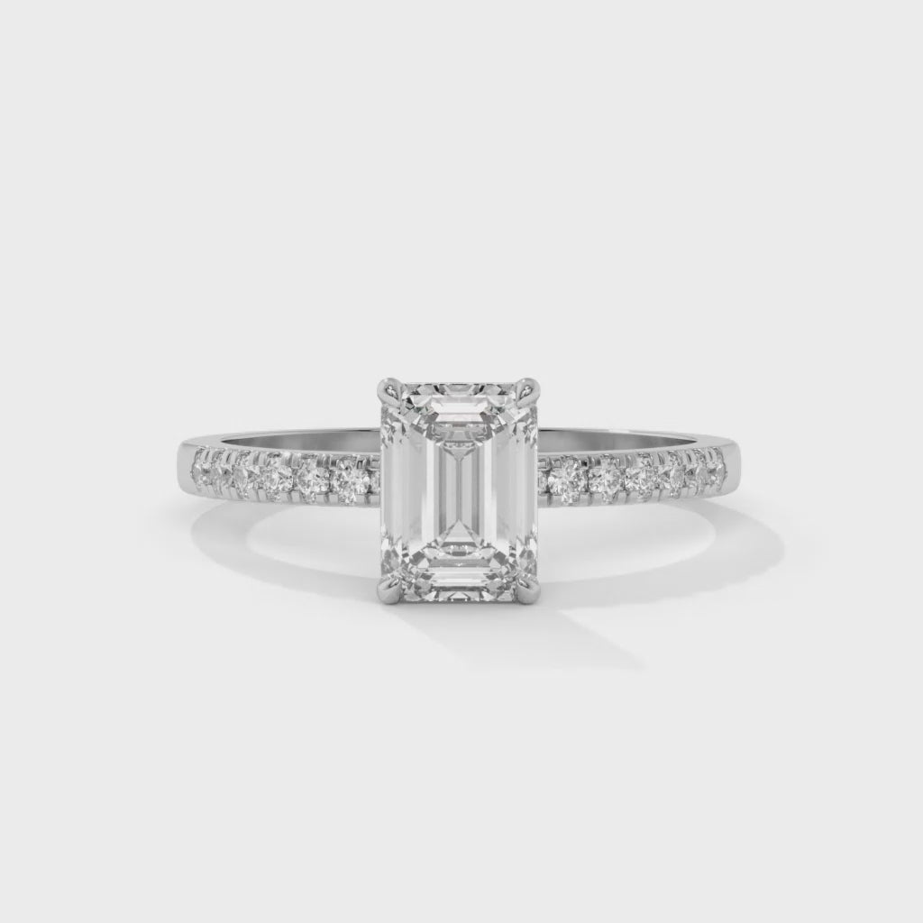 14K Gold Solitaire 1.00+ carats Lab Grown Diamond Ring